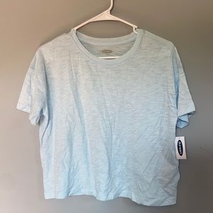 old navy cropped shirt